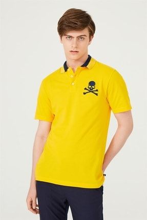 Erkek Polo Yaka T-shirt MTK1763_YELLOWBLUE