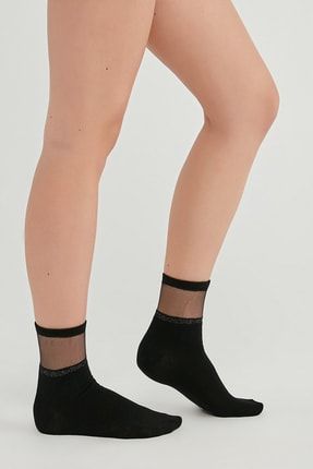 Şeffaf Shiny Soket Çorap PHYVXQH321IY-S60