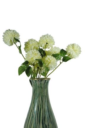 Yapay Çiçek 2 Adet 3'lü Beyaz Krizantem Dalı LH-22-736-1