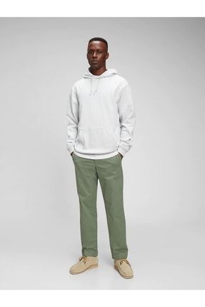 Erkek Yeşil Flex Straight Fit Khaki Pantolon 472757