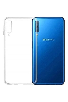 Samsung Galaxy A7 2018 Kılıfı Şeffaf Ultra Ince Silikon Kılıf