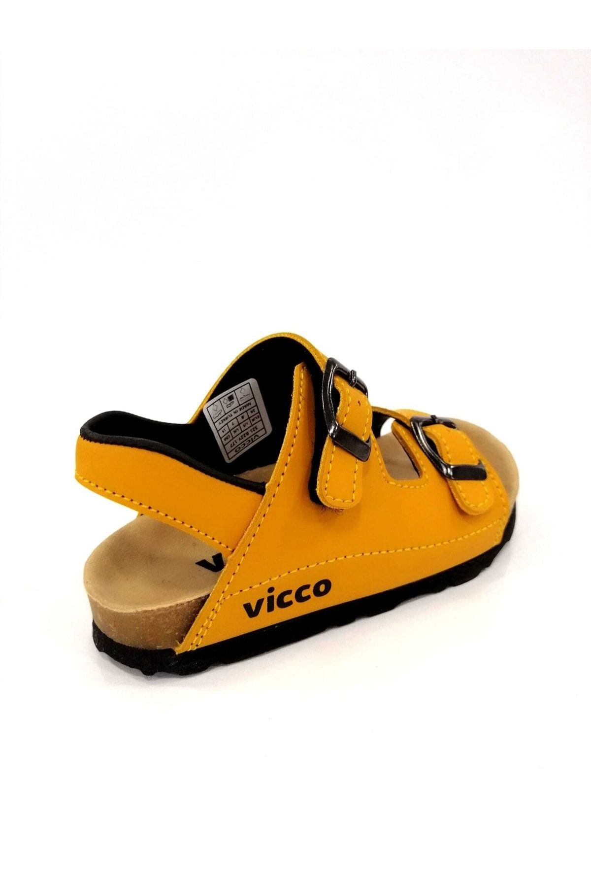 صندل زرد دخترانه و پسرانه بچگانه پسر جیمی با یک پانسمان Vicco