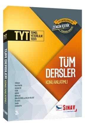 Sinav Yayinlari Tyt Tum Dersler Konu Anlatim Kitabi Trendyol