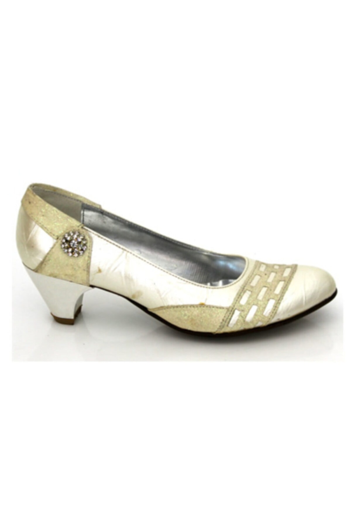 Women's Beige Heeled Shoes