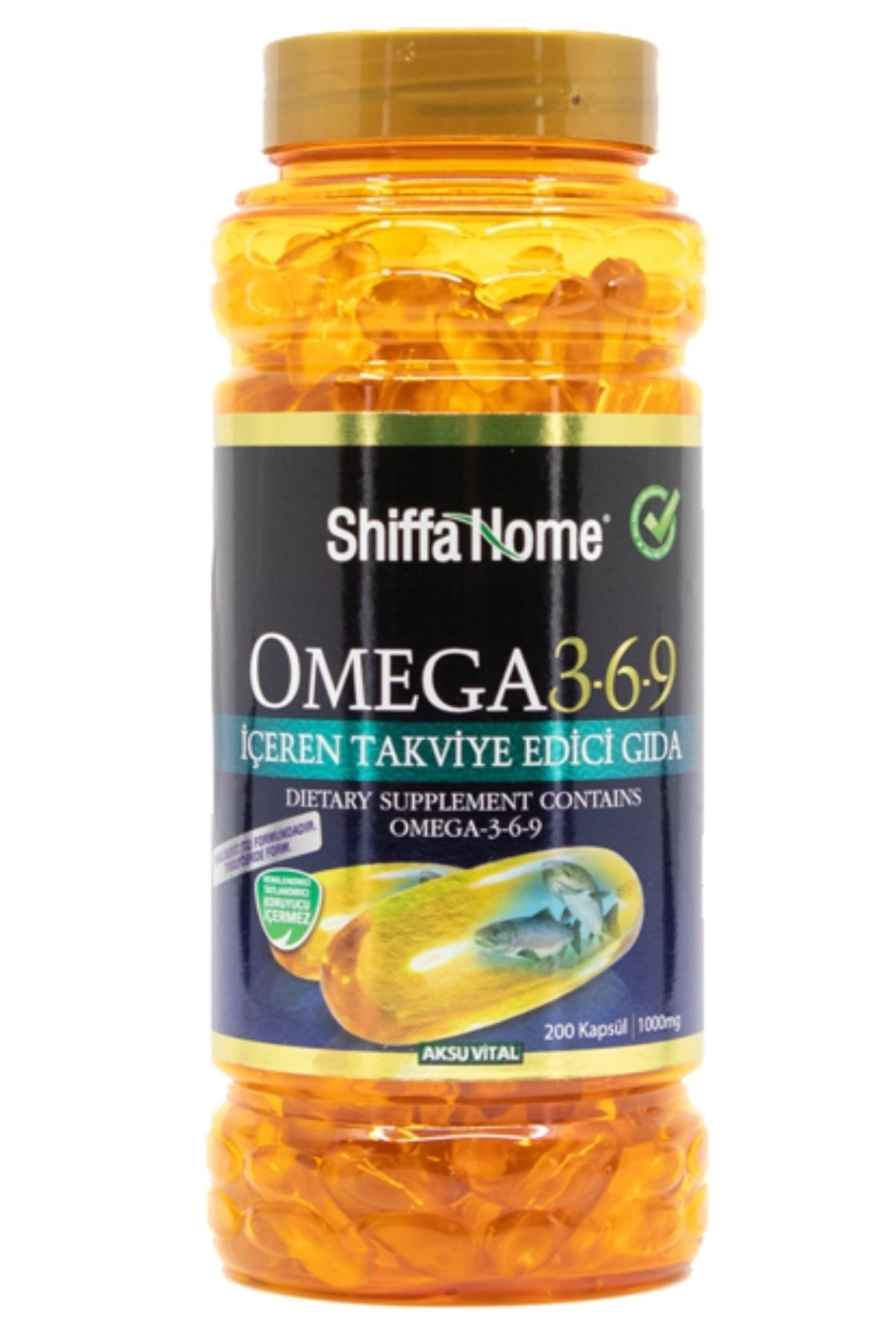 Shiffa Home Omega 3 6 9 1000mg 200 Kapsül