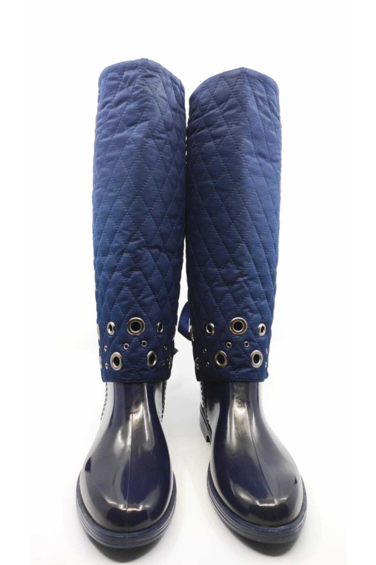 Dark blue shop knee high boots