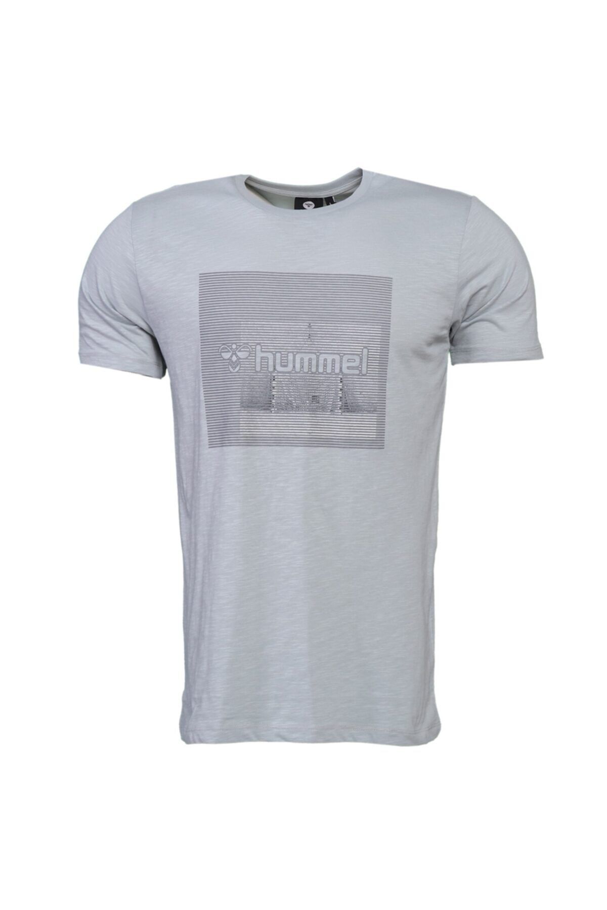 تی شرت اسپرت پارجه ای قابل تنفس مردانه خاکستری هومل Hummel (برند دانمارک)