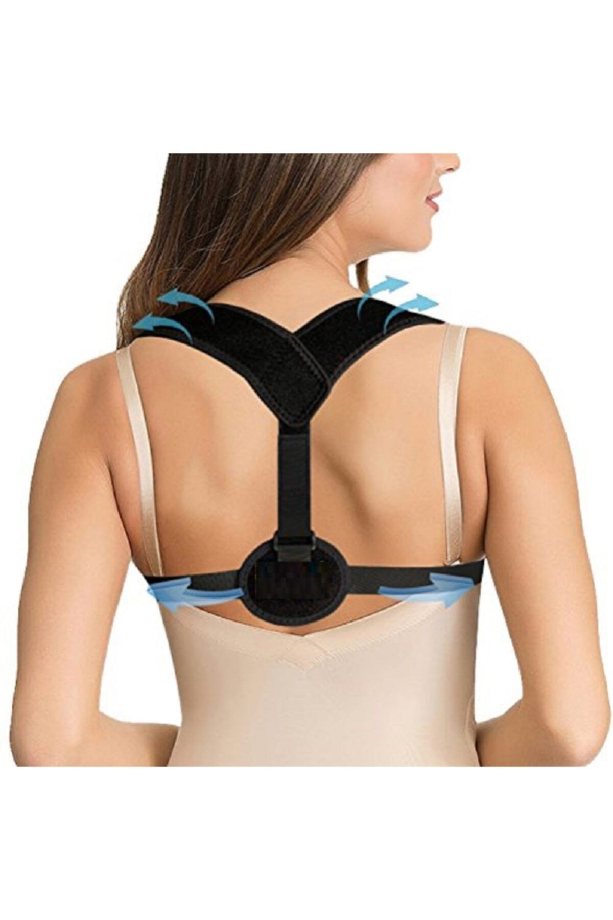 ZEYZEN Corset Postura În Poziție Verticală Care Oferă Sprijin Pentru Posturex, Talie, Spate, Umăr, Durere, Suport Anti-cocoșat Unisex - O mărime