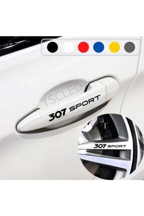 Peugeot 307 Yapıştırma Kapı Kolu Ve Jant Stickerı SİYAH-A145