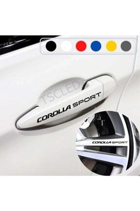 Toyota Corolla Yapıştırma Kapı Kolu Ve Jant Stickerı SİYAH-A216