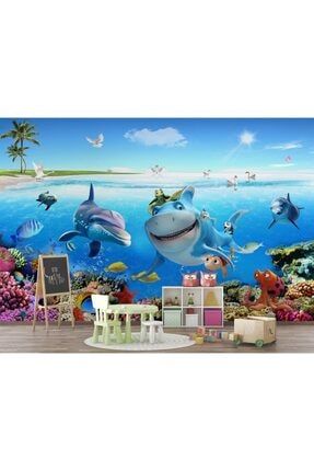 Sevimli Denizaltı Canlıları Çocuk Odası Duvar Kağıdı COCUK-456