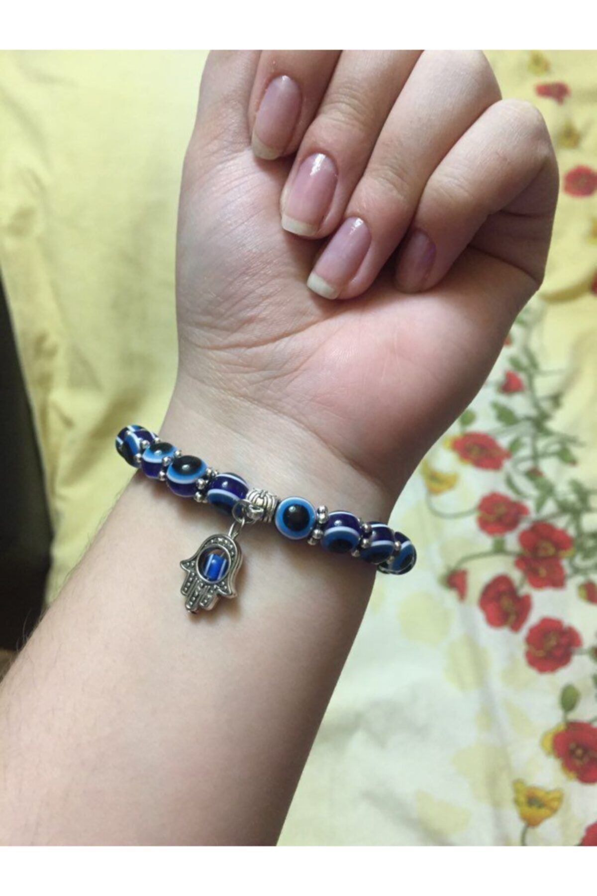 Market66 Evil Eye Bead Blue Eye Stone Women s Bracelet Blessings Hand Girl Bracelet
