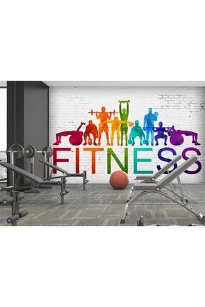 Fitness Salonları Için Özel Tasarım Duvar Kağıdı spor-40