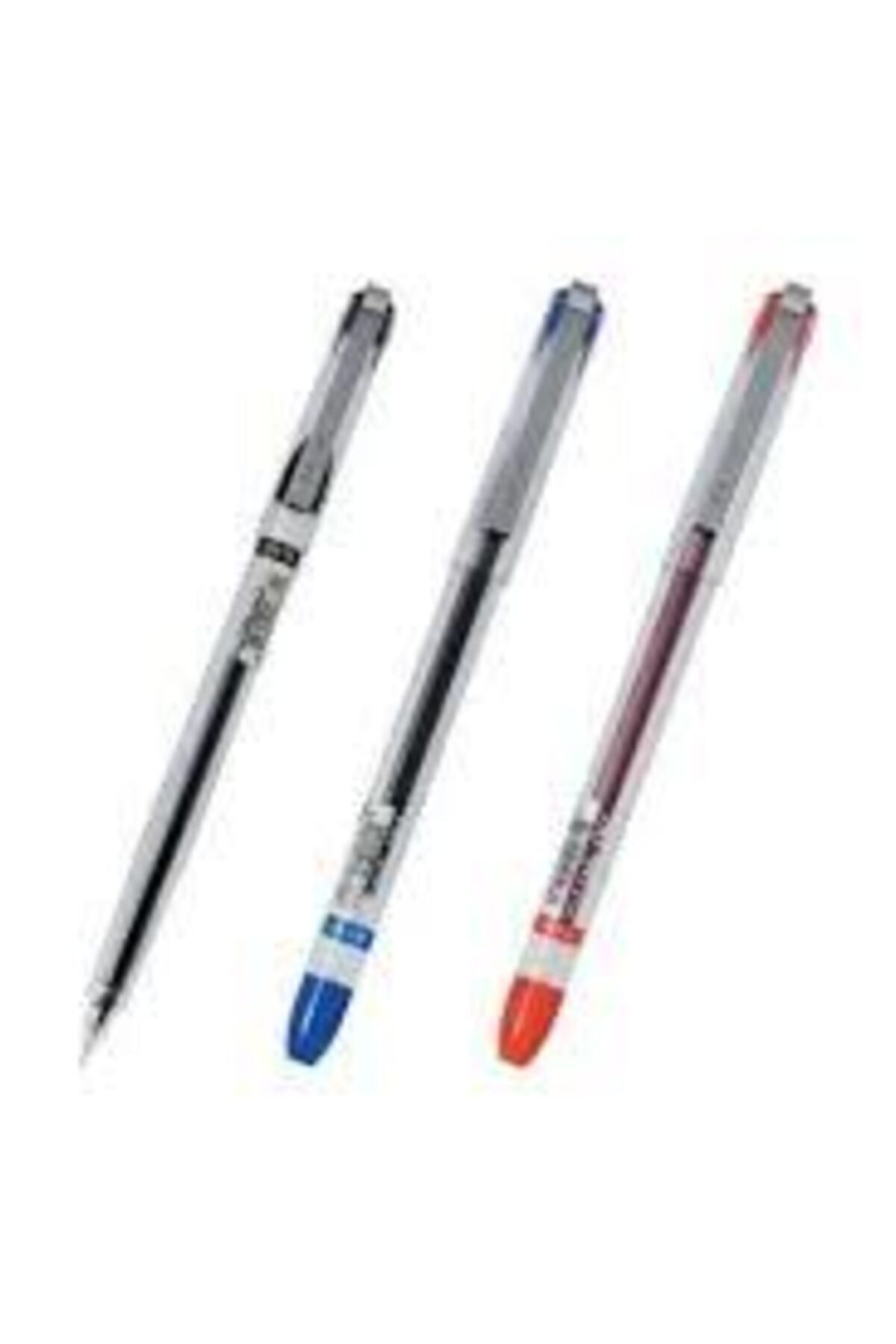 Dong-A My-jel 0.5mm Iğne Uçlu Pilot Kalem 3 Adet Siyah Mavi Kırmızı