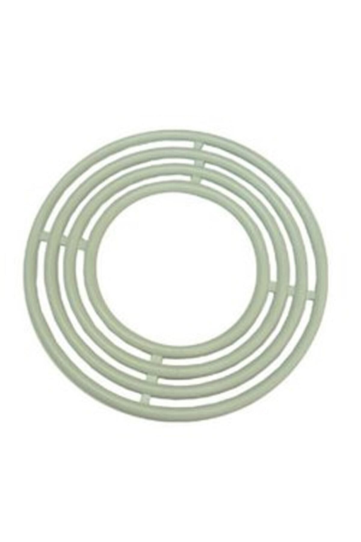 Plastic Macrame Embroidery Hand and Work Pulley Set of 4