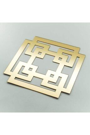 Gold Labirent Dekoratif Pleksi Ayna Tavan Mobilya ankrplksaynlplks0010