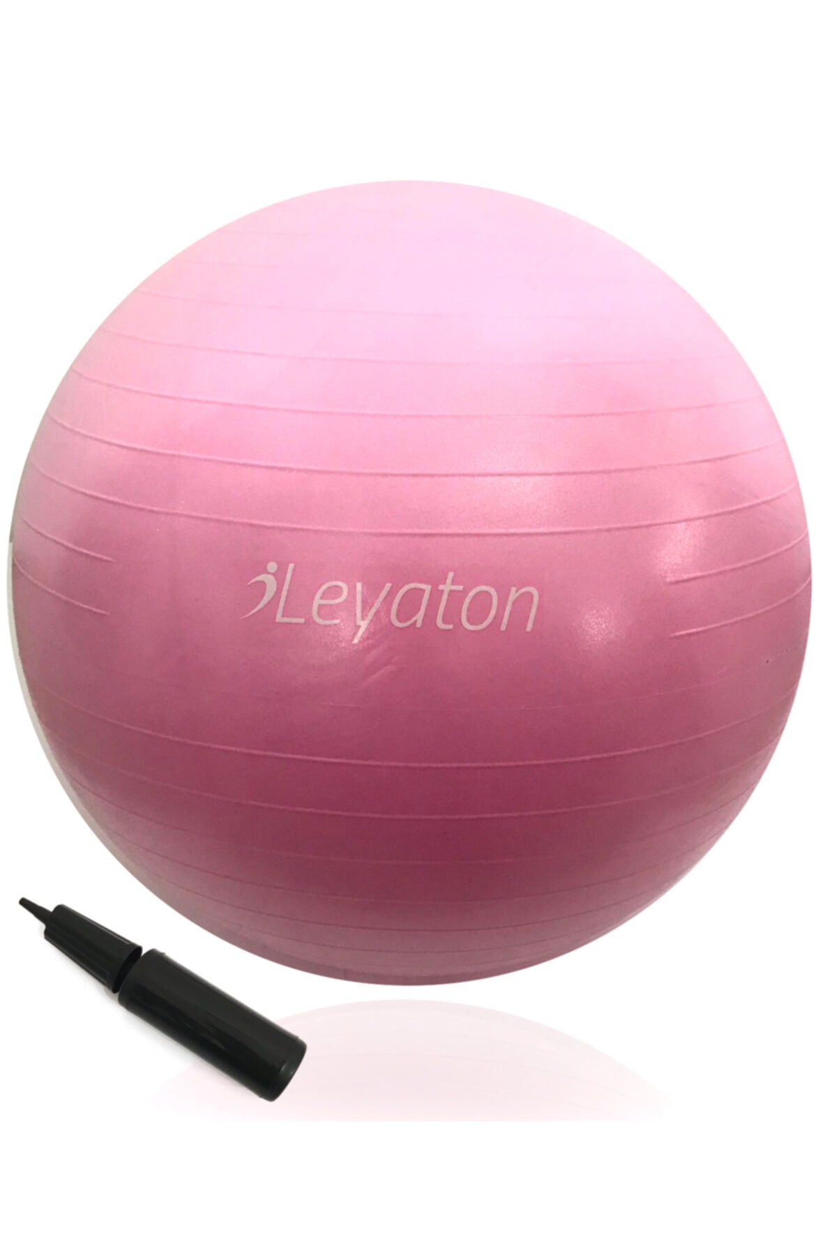 Leyaton 65 Cm Pilates Topu, Şişirme Pompası Hediyeli