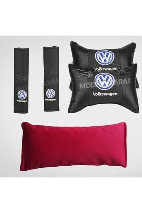 Volkswagen Oto Aksesuar Seti Volkswagen Boyun Yastığı Volkswagen Kemer Pedi Ve Yastığı koonforset