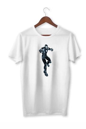 Iron Man War Machine Demir Adam Baskılı T-shirt 3307-LMN