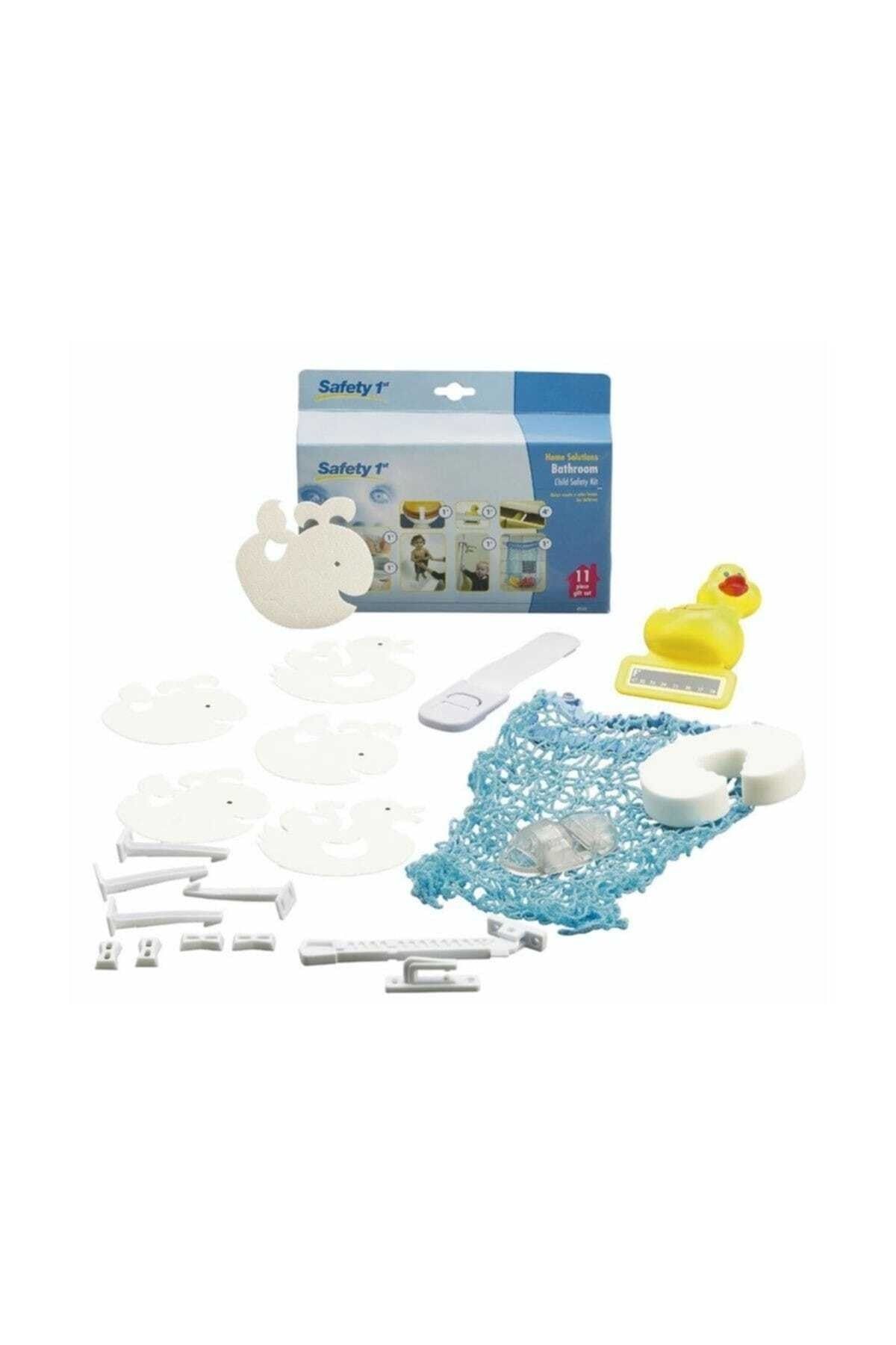 Safety 1st-Onda Bath Tub & Tub Carrier White / Bathroom Safety Set 2