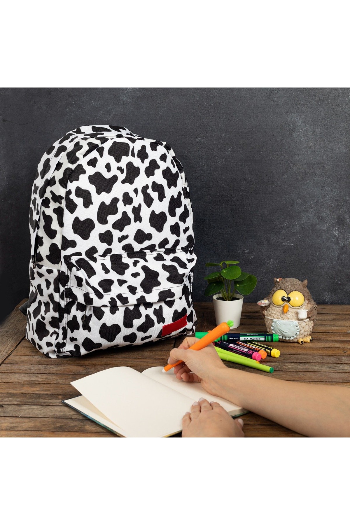 کوله پشتی زنانه رنگارنگ ketnez | İNEK_SIRT_ÇANTASI اورجینال - تصویر 4