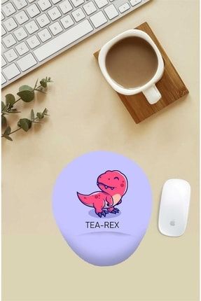 Tea Rex Desenli Bilek Destekli Mouse Pad TX4554CF933470