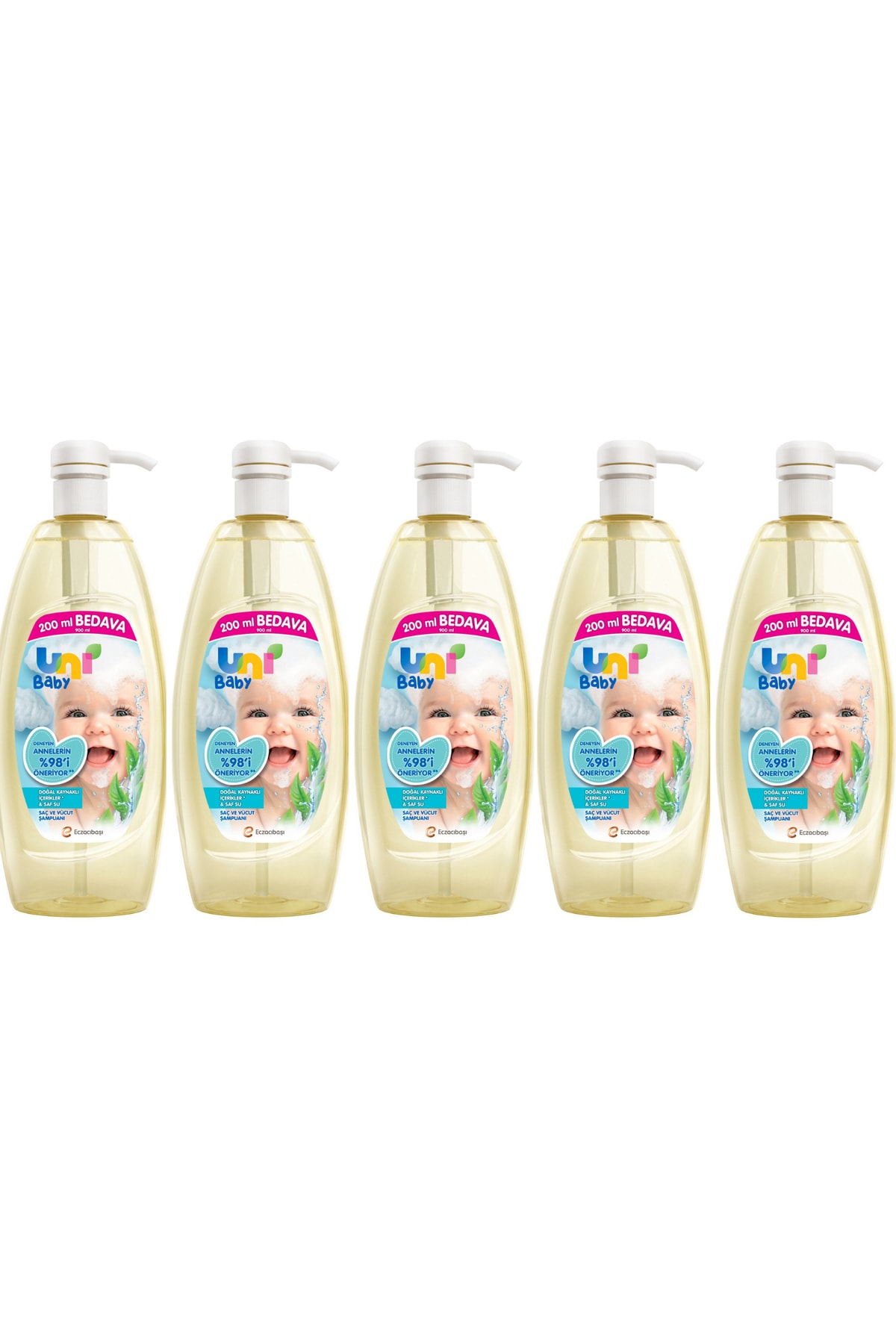 شامپو کودک و نوزاد  unı baby 5