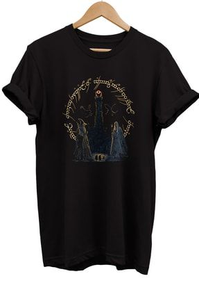 Resident Evil Baskılı %100 Pamuk Oversize Siyah T-shirt rmz7616s