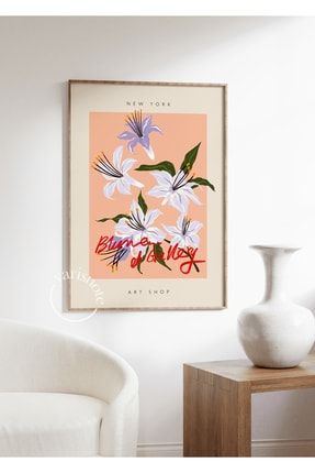 New York Flowers Çerçevesiz Poster POSTER52