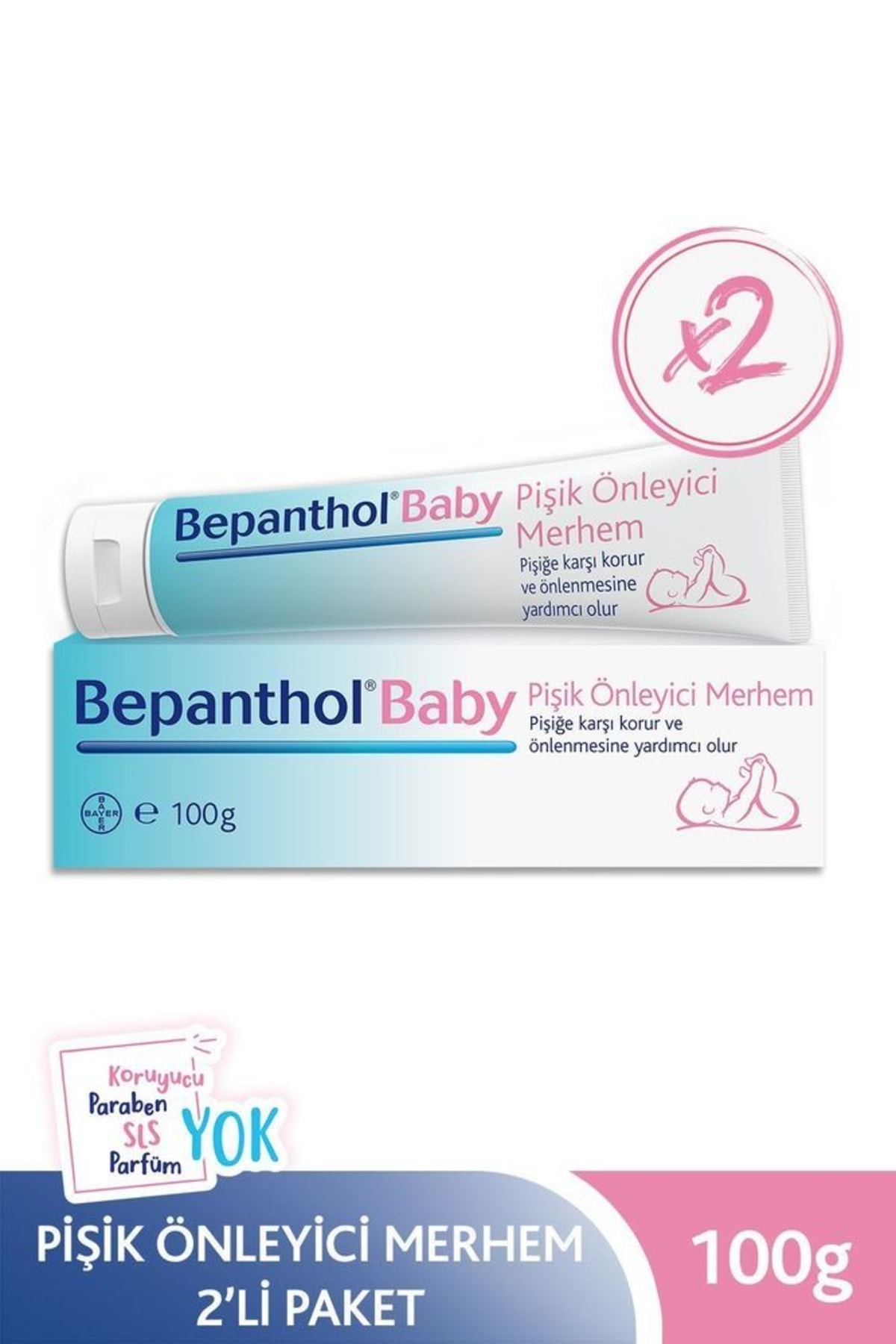 Bepanthol Baby Pişik Önleyici Merhem 2 X 100 Ml OH7257