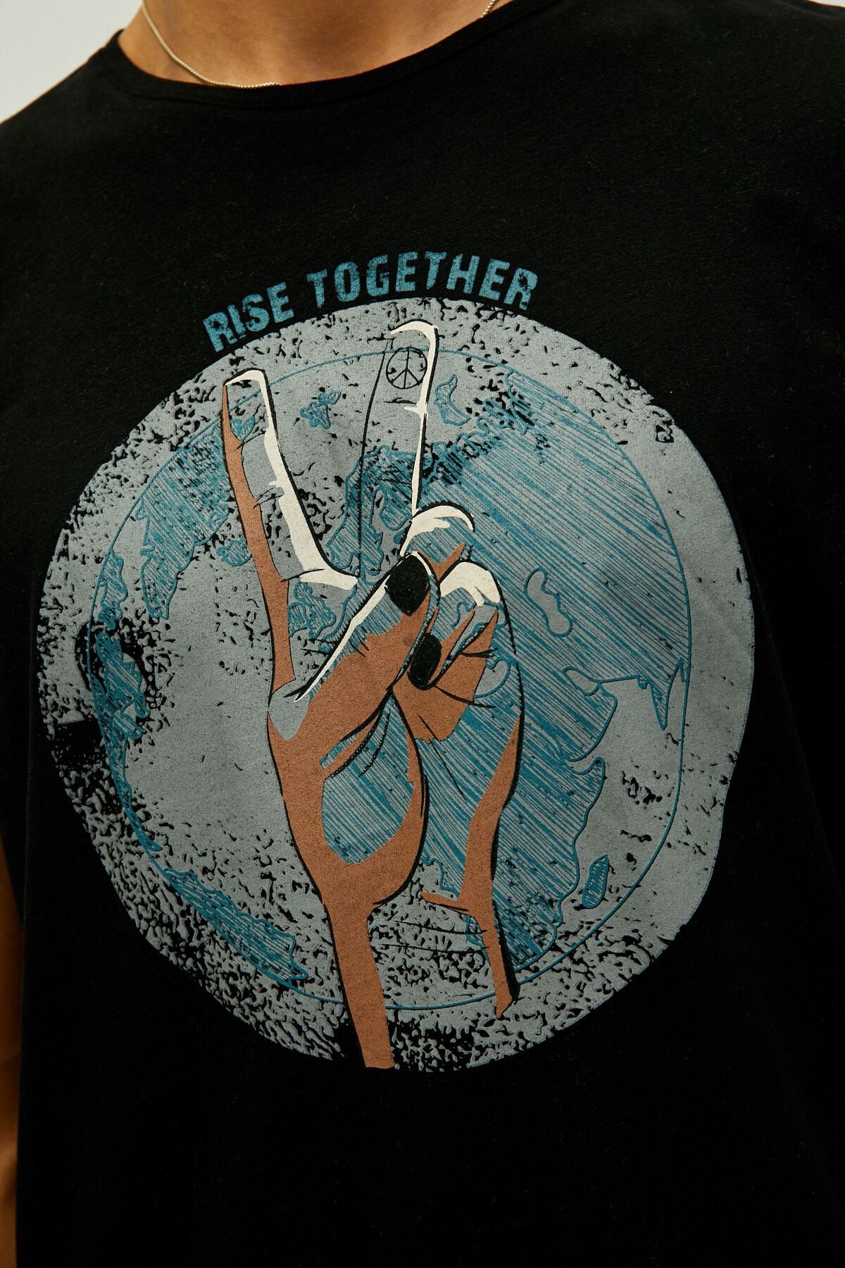 Bad Bear Erkek Two Gether T-shirt - Siyah PG6457