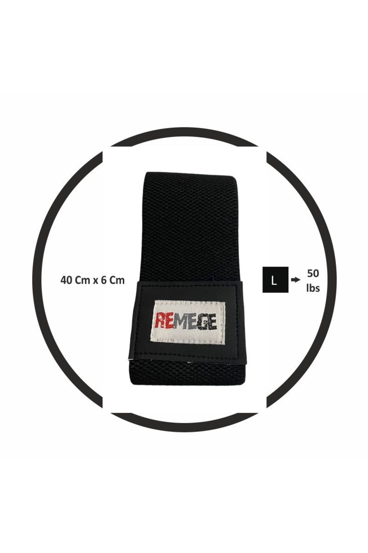 کش مقاومتی مشکی باند مقاومت باسن پا اسکوات تمرینات تناسب اندام Pilates Fitness Band REMEGE