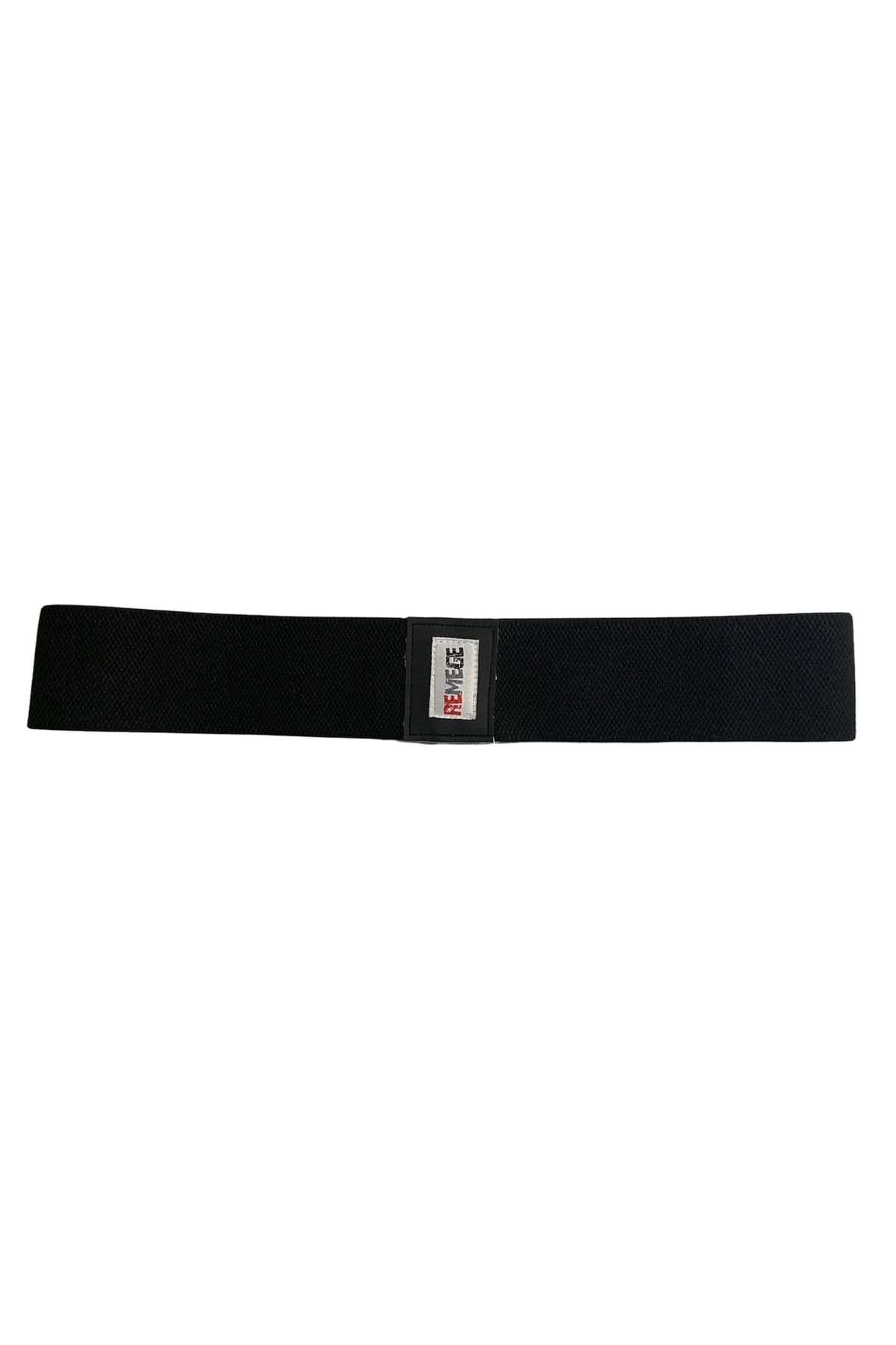 کش مقاومتی مشکی باند مقاومت باسن پا اسکوات تمرینات تناسب اندام Pilates Fitness Band REMEGE