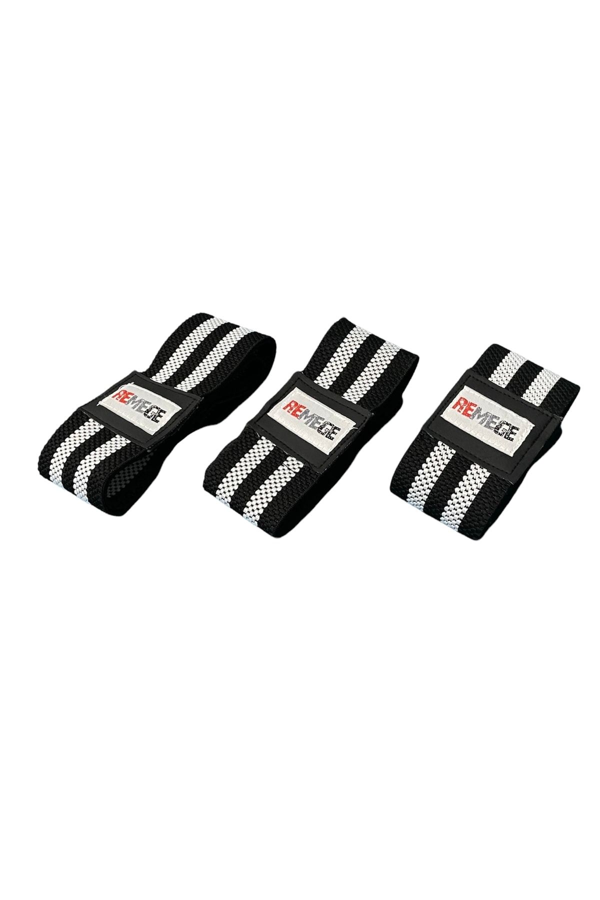 کش مقاومتی سفید باند مقاومت باسن پا اسکوات تمرینات تناسب اندام Pilates Fitness Band REMEGE