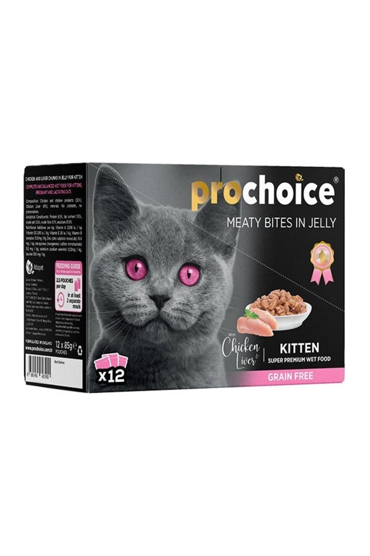 Pro Choice Pro Choice Kitten Tavuk Ve Cigerli Family Pack Yavru Kedi