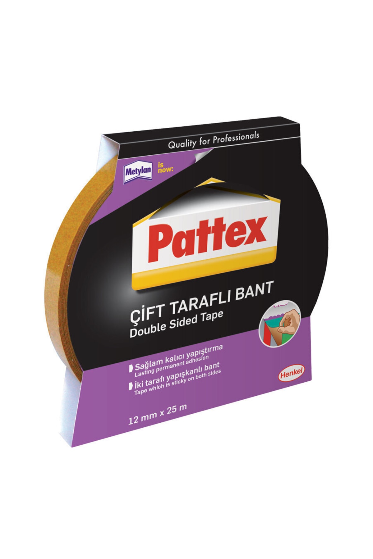 Çift Taraflı Bant 25 Metre X 12 Mm