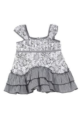 Kız Bebek Askılı Poplin Yazlık Elbise 25149