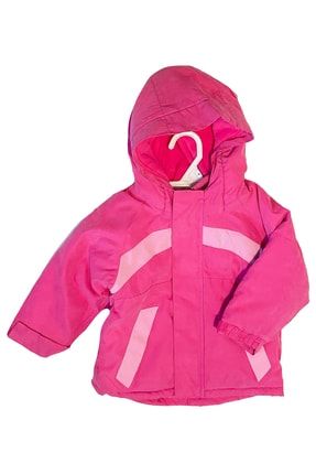 Kız Bebek Kışlık Kapüşonlu Kalın Kar Montu 655100 209