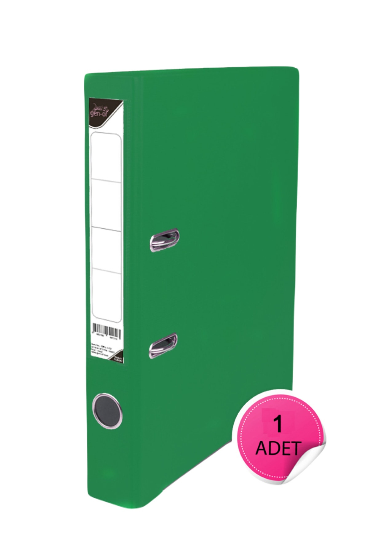 Gen-Of Plastik Klasör Dar Yeşil 1 Adet