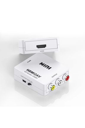Hdmi To Rca Görüntü Ve Ses Dönüştürücü Çevirici Hdmı In Av Out Converter Adaptör Lale Cvsb AO-HDMI2AV