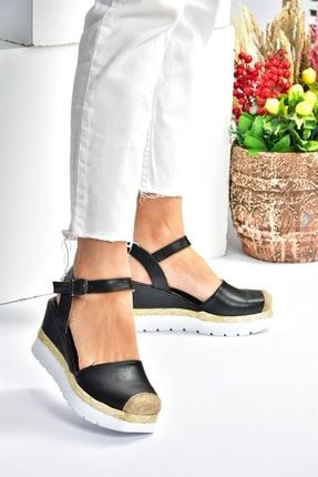 Siyah Dolgu Topuklu Kadın Ayakkabı M996139209
