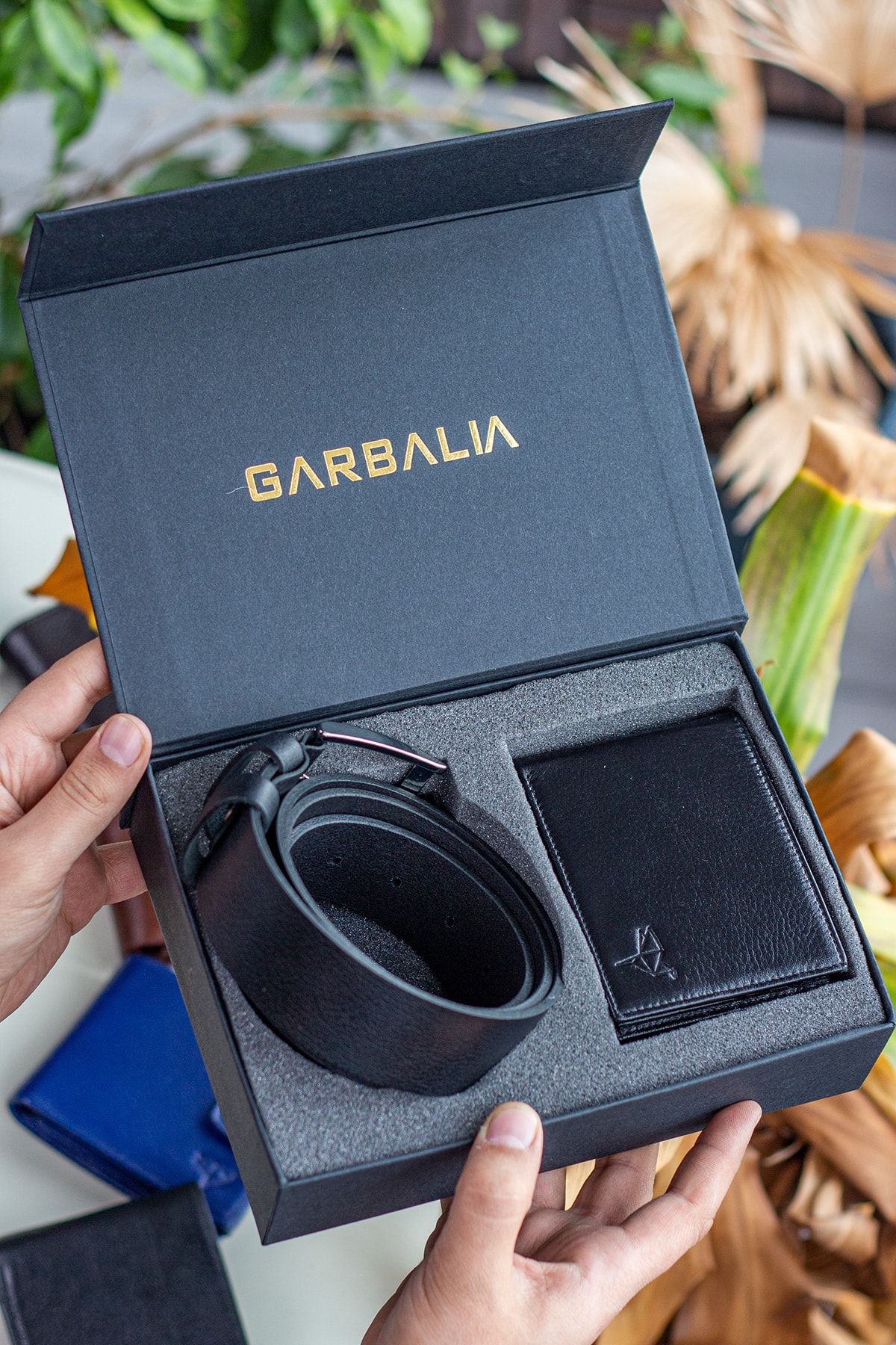 کیف پول مردانه مجموعه کمربند Garbalia