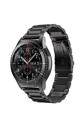 Samsung Galaxy Watch 4 Classic 42 - 46 Mm Uyumlu Metal Kordon Premium Paslanmaz Çelik Kayış Baklalı wtc4krd