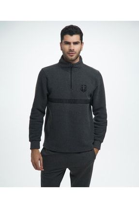 Fermauralı Yaka Erkek Polar Sweatshırt 7122242 2KTRE05001