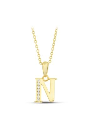 Initial Necklace - N - 925 15986