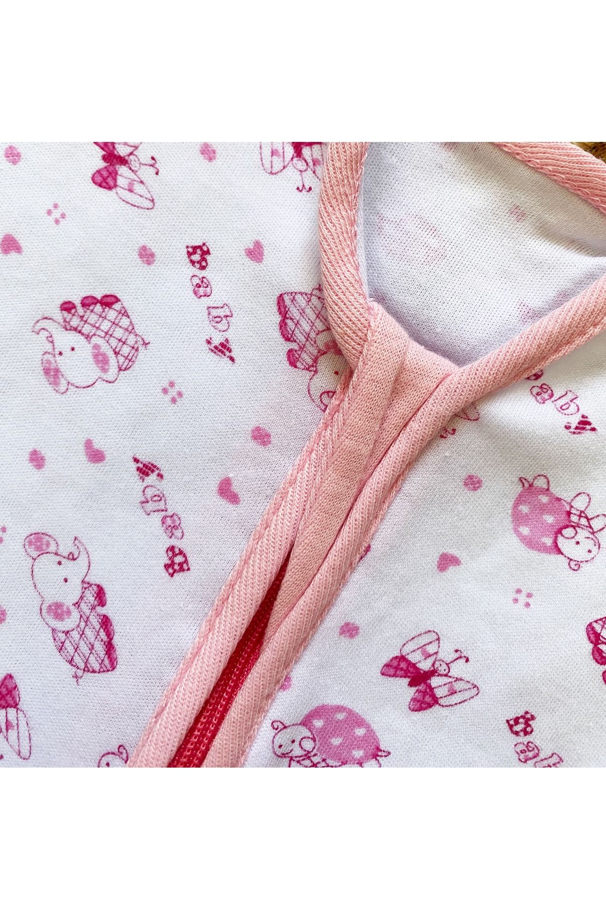 yorni-6-18 Months, One Size, Combed Cotton Baby Girl Footed Sleeping Bag 5