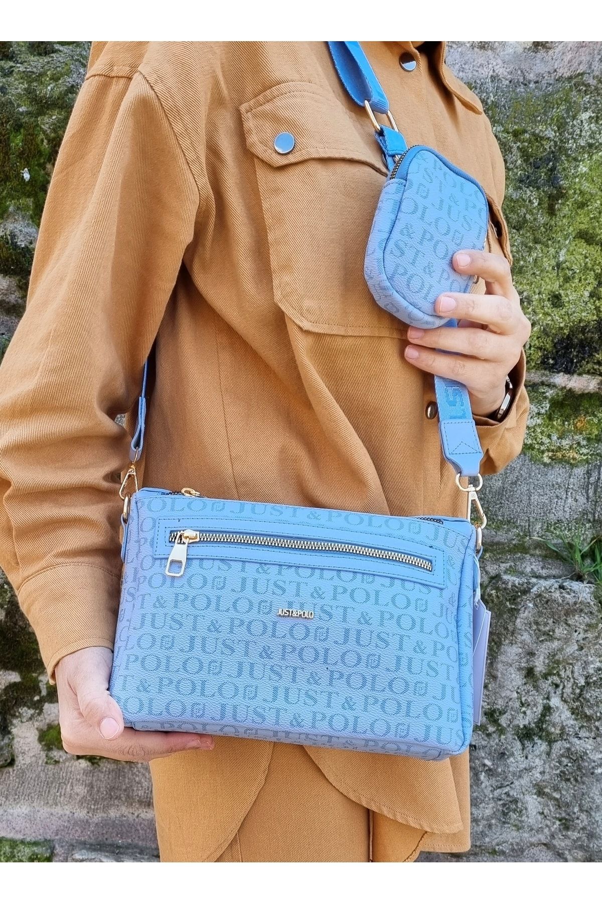 Strap bag polos sales
