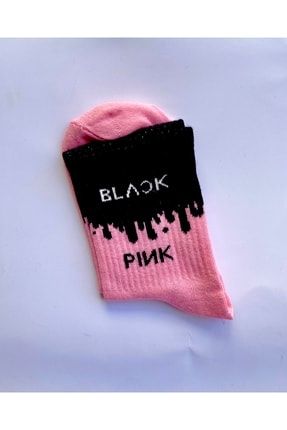 Black Pink Kolej Pamuklu Çorap bts00135