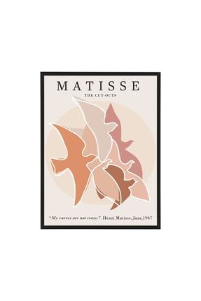 Matisse Birds 30x40 Tablo Siyah Çerçeve ARTSH020
