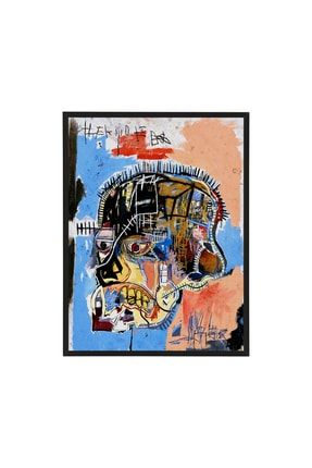 Basquiat Untitled Çerçeveli Poster Tablo 30x40cm Siyah Çerçeveli ARTSH15